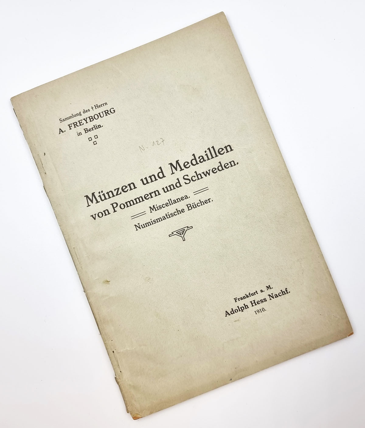 Katalog aukcyjny Adolph Hess - Münzen und Medaillen von Pommern und Schweden